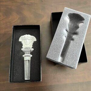 Versace Rosenthal Crystal Bottle Stopper New In Box